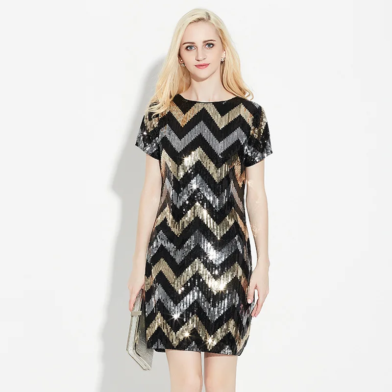 Seksowna elegancka sukienka letnia w stylu vintage z cekinami, luksusowa sukienka bodycon na urodziny, sukienki damskie na studniówkę, krótkie sukienki wieczorowe, vestidos