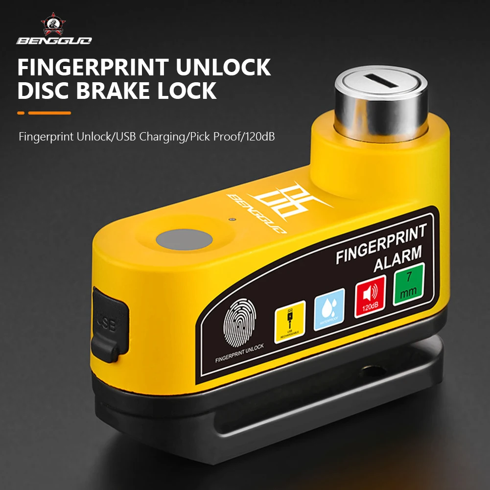 الأمن موتو عجلة القرص قفل مقاوم للماء دراجة نارية القرص قفل حماية السلامة قفل دراجة نارية الملحقات #3