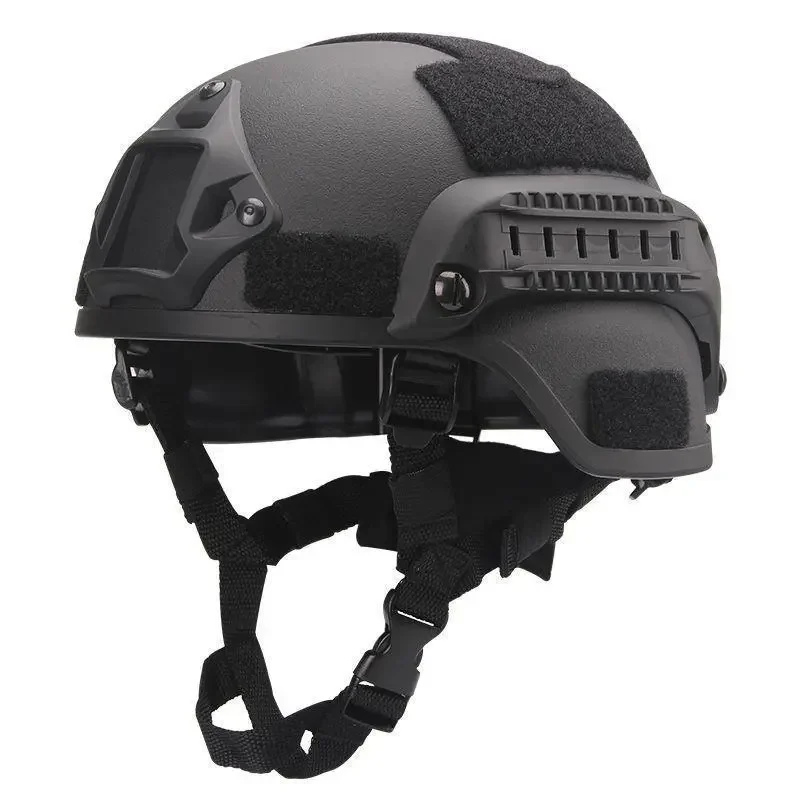 Tactical Helmet With Mask For Training CS Game Cosplay ABS Security Protection Hat With Multi-functional Guide Rail