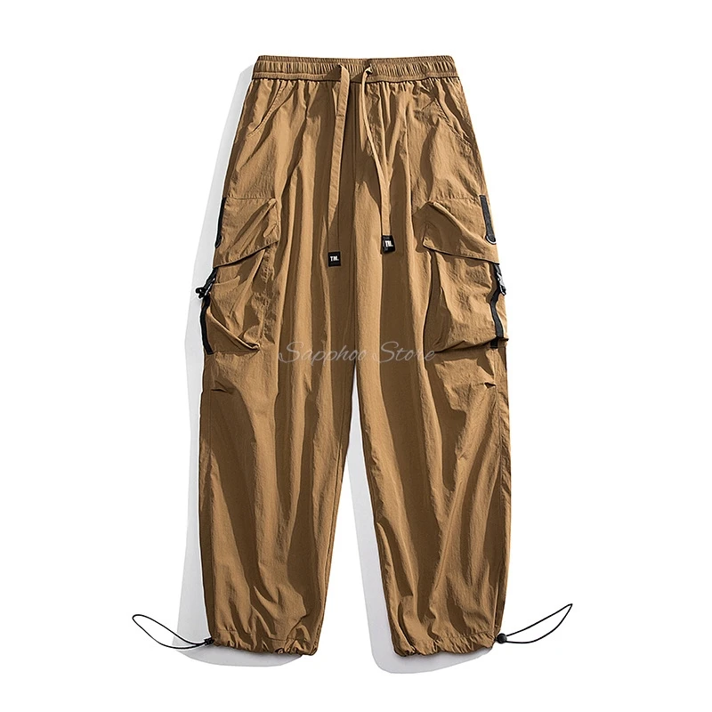 Men's Cargo Sweatpants High Street Trousers Jogging Fashion Design Oversize Big Pocket Casual Pants Streetwear S/M/L/XL/2XL/3XL