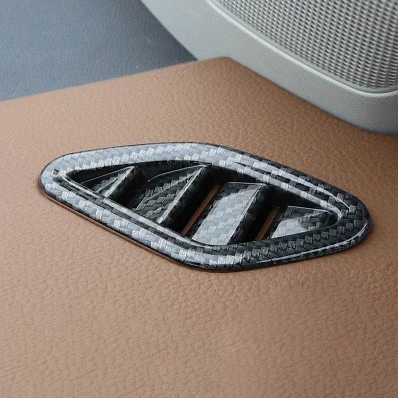 2pcs For MG ZS Instrument Station Air Outlet Frame Sound Decorative Ring Sequins Sticker