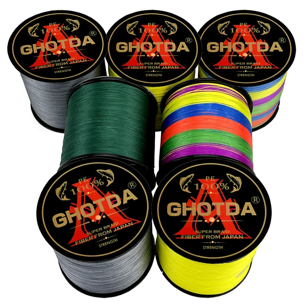 16 Strands Strong Durable Braided Fishing Line Multifilament Pesca 25-200LB 300M Abrasion Resistant PE Main Wire 0.16mm-0.80mm