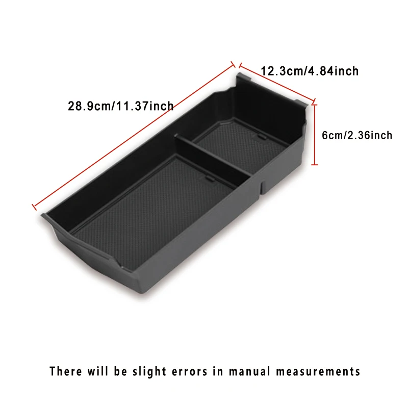 Car Armrest Box Storage Box Tray For Volkswagen VW Tiguan L Pro 2024 Auto Products Interior Central Console Holder Accessories