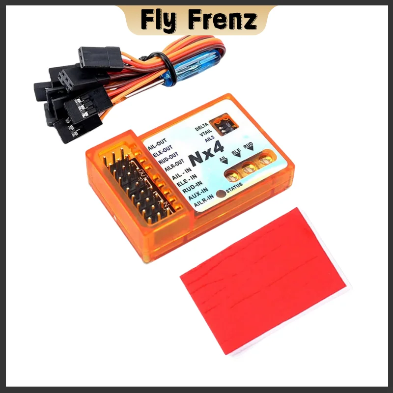 ZMR NX4 PRO EVO Flight Controller 3D Flight Gyroskop Balance für Starrflügelflugzeuge, unterstützt Rate/Hold/Gyro Off-Modus