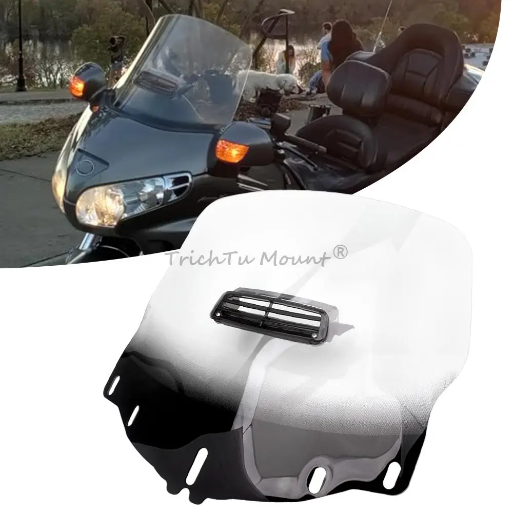 

1Set Motorcycle Parts ABS Plastic Windscreen Windshield For Honda Gold Wing Airbag Audio Comfort Nav ABS GL1800BM 2006-2016