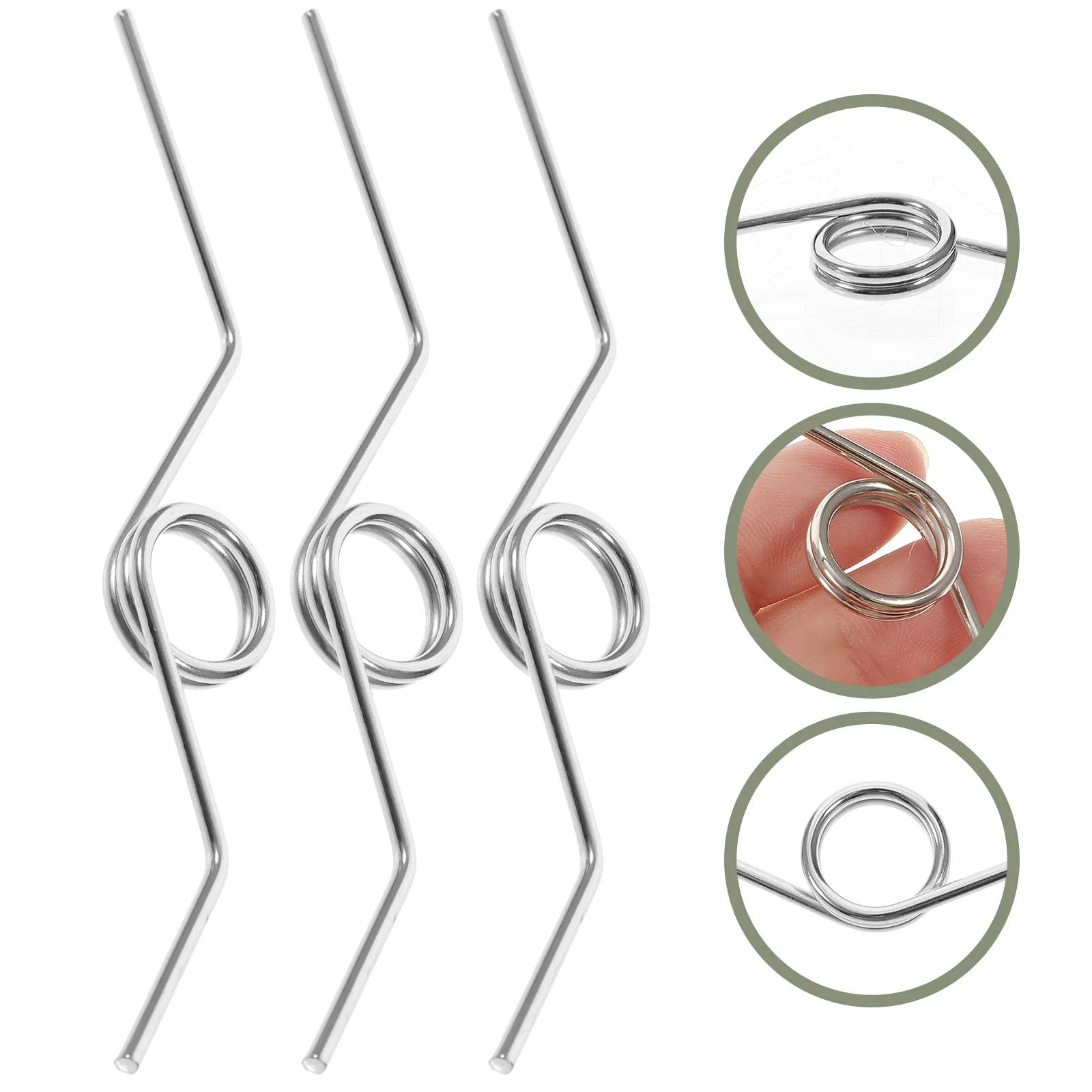 

5 Pcs Fruit Picking Shears Spring An Fittings V Steel Wire Replacement Springs for Hand Pruners Pruning Stainless Parts