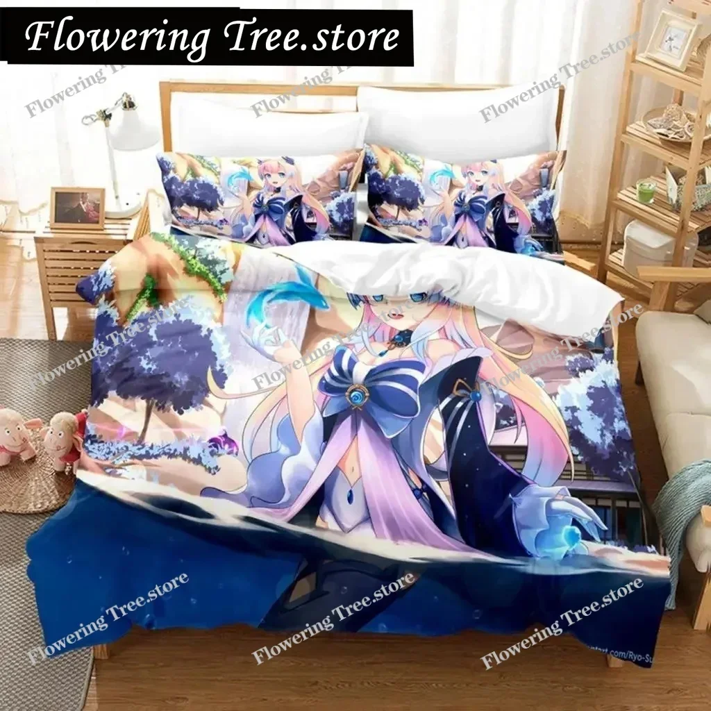 

Hot Game Genshin Impact Bedding Set 3D Printed Comforter Duvet Cover Sets Pillowcase Twin Full Queen King Duvet Covers Drop Ship