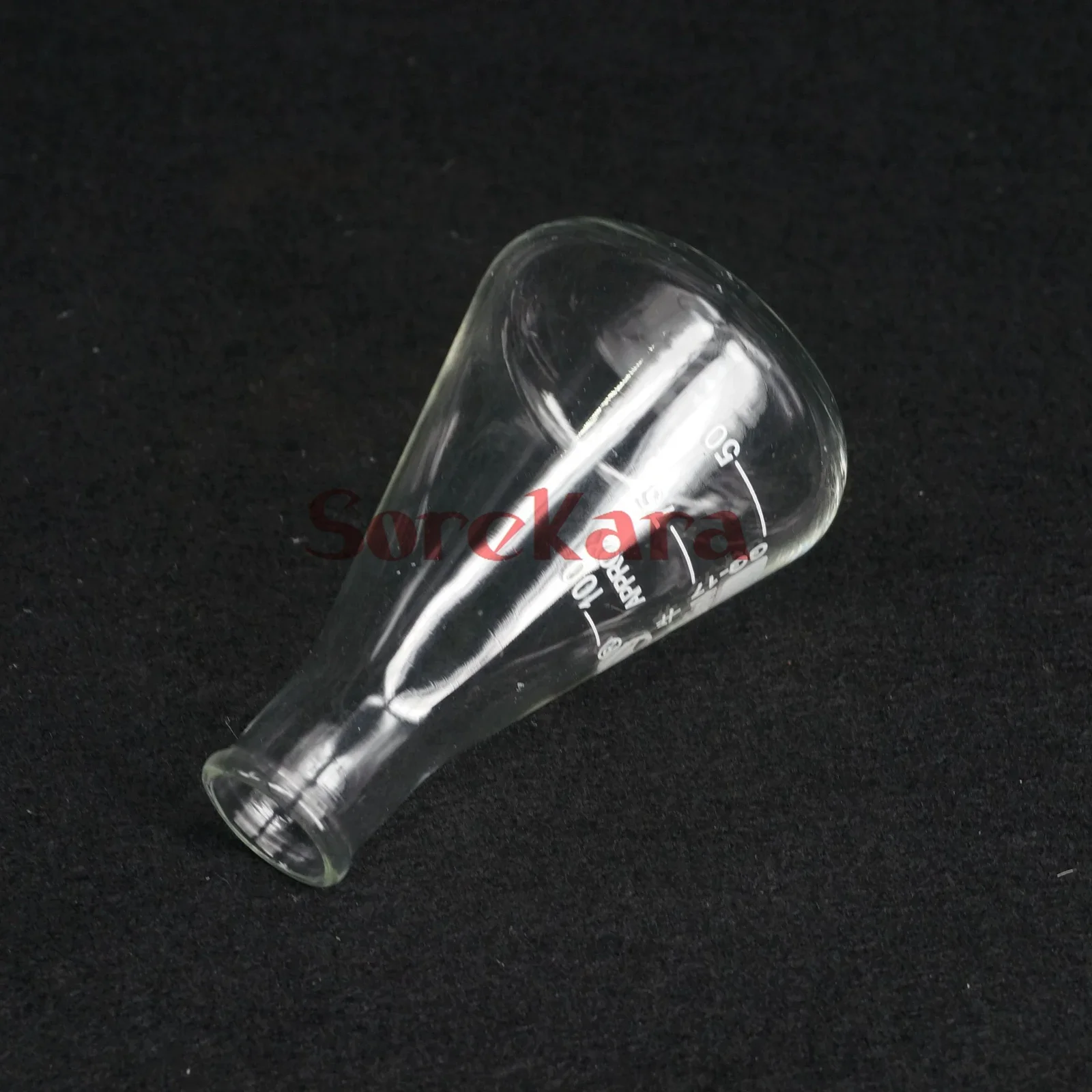 100ml Narrow Neck Borosilicate Glass Conical Erlenmeyer Flask For Chemistry Laboratory