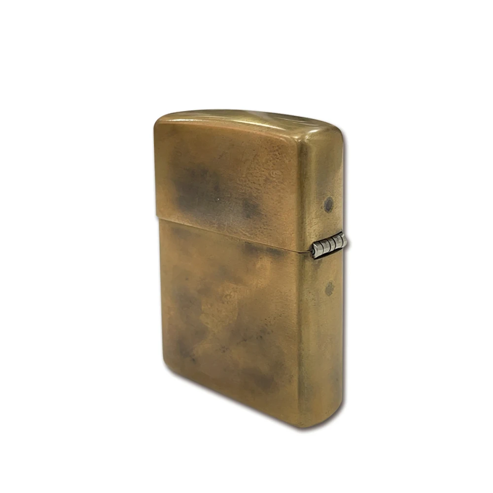 Brass Lighter Storage Case Vintage Skull Outdoors Tools Classical Container Holder Portable Box Handmade EDC Types Men