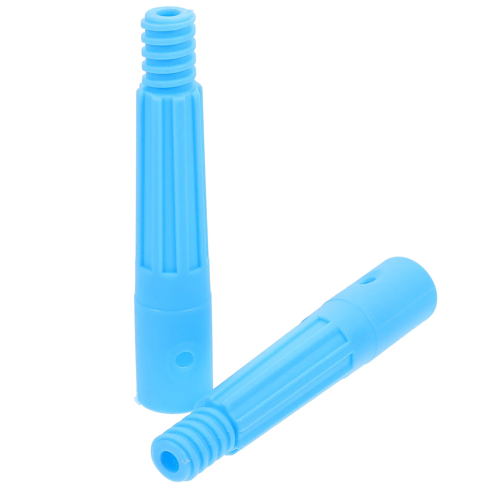 2Pcs Threaded Tip for Broom Handle Replacement Plastic Broom Repair Kit Easy Installation Time Saving Stable Connection