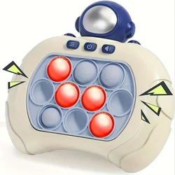 Jeu de Déterminer pour Enfant, Jouets Pop Fidget, Jeu de Poussée Rapide, Jeu Lumineux Souligné par les Bulles