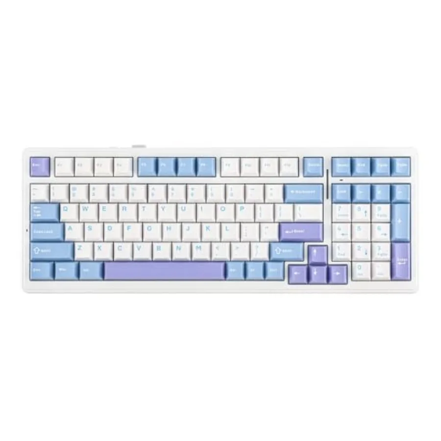 

x Aula F99 Wireless Mechanical Keyboard, Hot Swappable Gasket Custom Gaming Keyboard with Five-Layer Padding, BT/2.4GHz/USB-C,