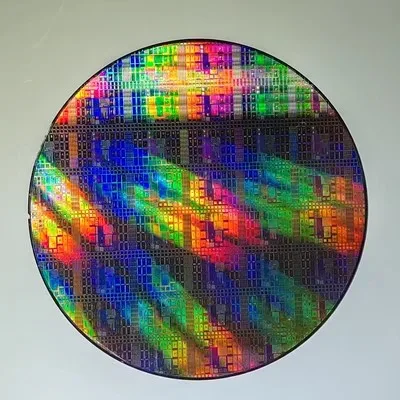 8 Inch Silicon Wafer Wafer Silicon Wafer Integrated Circuit CPU Chip Technology Sense IC Gift Semiconductor Lithography Chip