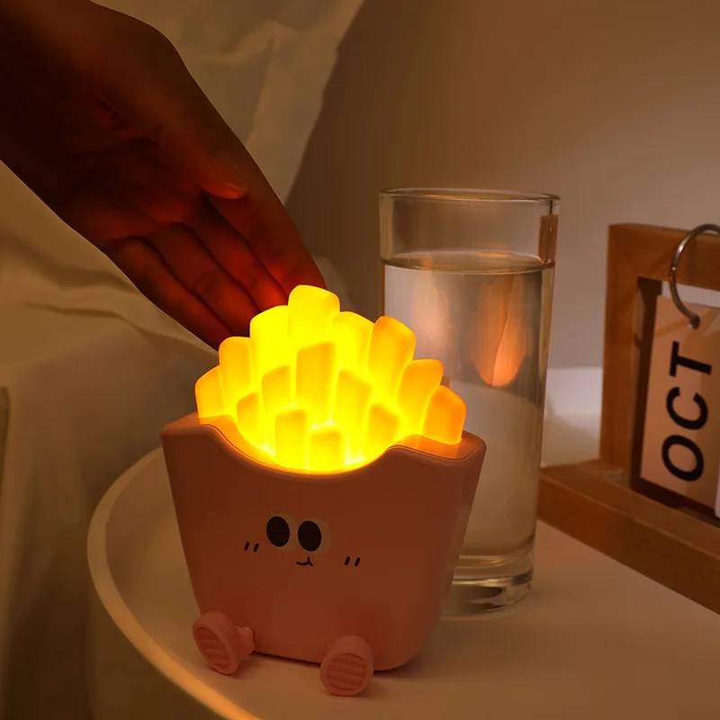 Sweet potato small strip fun light creative cute charging birthday gift  fries light bedroom night feeding bedside  night lamp