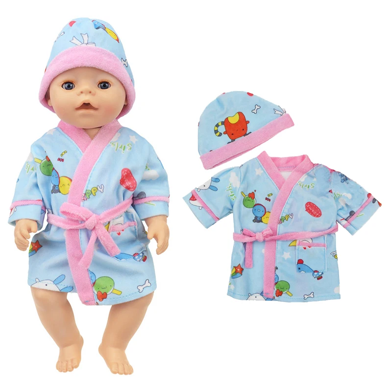doll clothes 43cm Bebe doll spring green Coat for 18 Inch American Generation Girl Doll sport sweater
