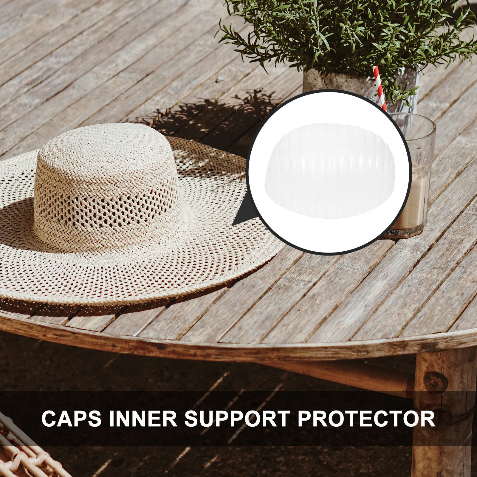 

20pcs Baseball Liners Baseball Stands Peaked Caps Stands Hat Support Stand Organizer Pvc Lightweight Space Saving