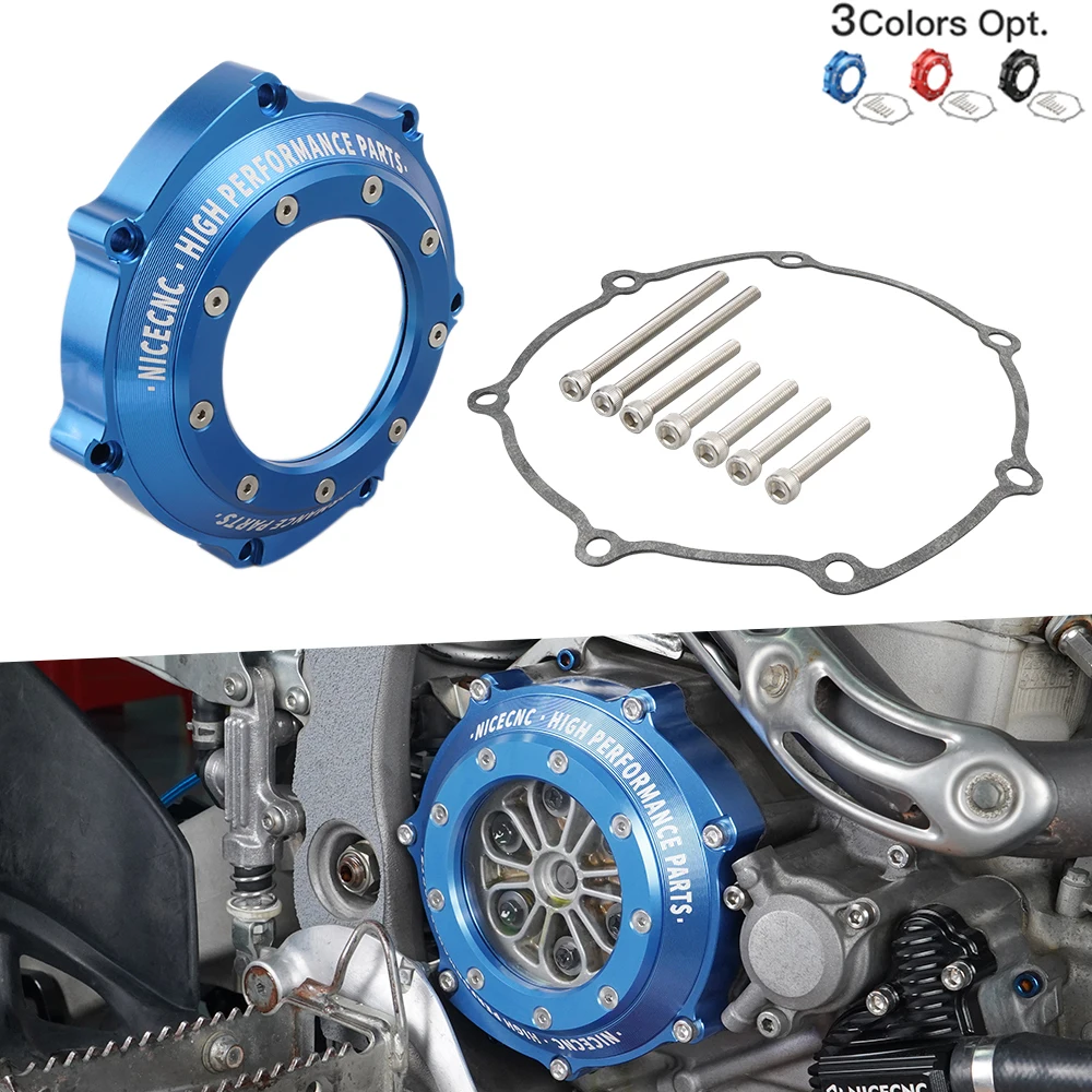 NICECNC ATV Clutch Cover For Yamaha YFZ450 2006-2009 YFZ450R 450R 2009-2022 Billet Aluminum Clutch Guard Protector Accessories