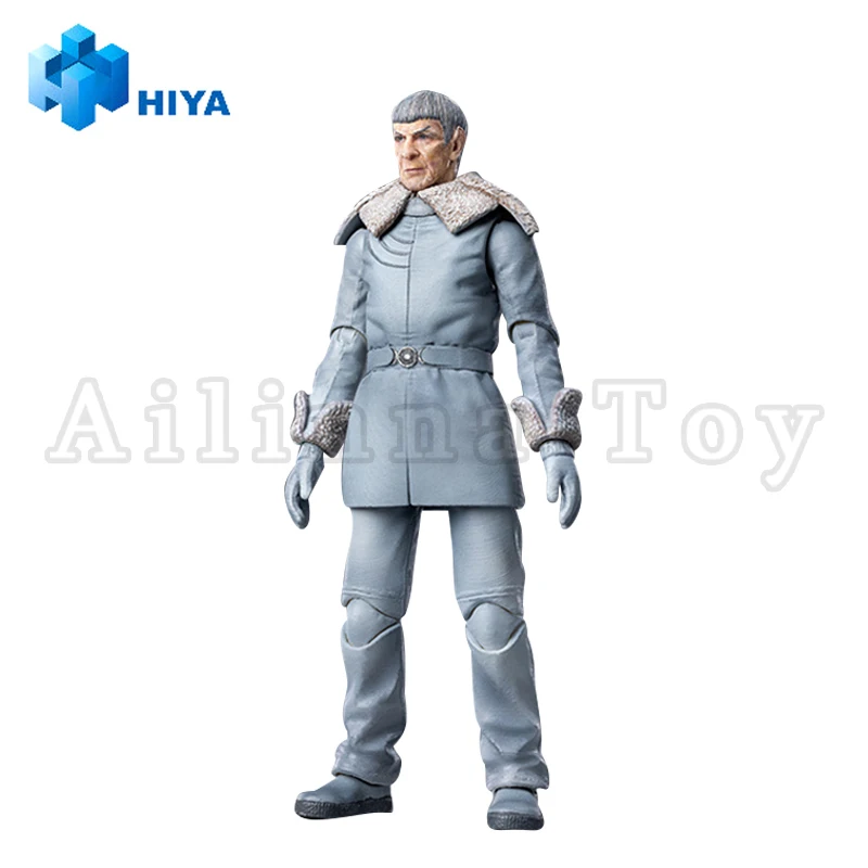 [Pre-Order]HIYA 1/18 4inch Action Figure Exquisite Mini Series STAR TREK 2009 Spock Prime Anime For Gift Free Shipping