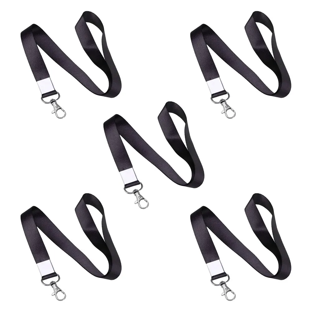 5 قطعة الحبل الرقبة الثقيلة شارة حامل الانفصال المشبك انفصال مشبك المفاتيح حزام لبطاقات الهوية مفاتيح المهنيين