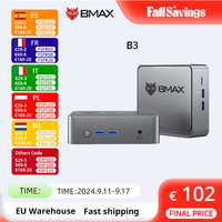 BMAX B3 Mini PC Windows 11 Pro Intel N5095 8GB RAM DDR4 256GB SSD Intel 11th Gen UHD Graphics 1000Mbps Ethernet