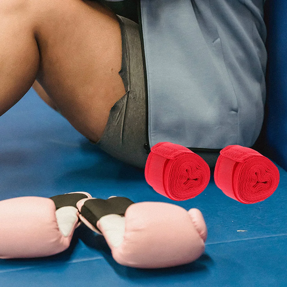 

4pcs Boxing Hand Wraps for Men Kickboxing Wrist Protection Cotton Breathable Sports Bandage Training Accessory Gift Lovers
