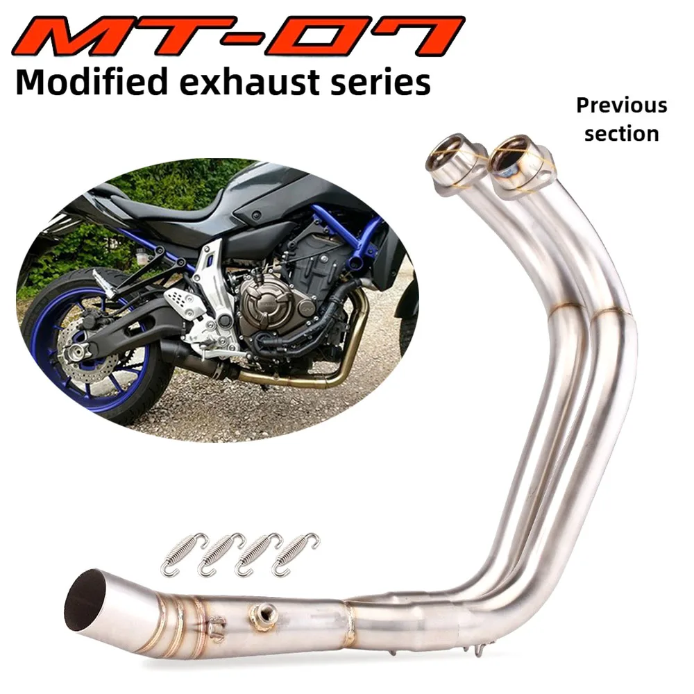 

Special Motorcycle Exhaust Muffler Full System Slip-on Type For Yamaha MT07 Mt-07 2014-2023 Stainless Steel Exhaust Pipe