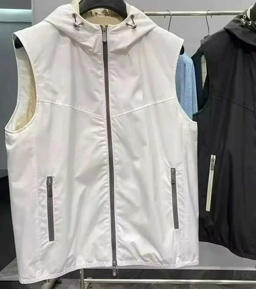 

BC итальянская мужская одежда, осенне-зимняя новая мода, повседневный жилет с капюшоном в стиле old Money, мужская деловая куртка, куртка