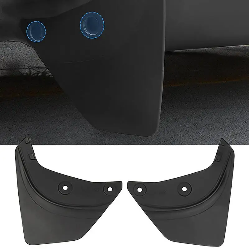 2 Pair Invisible Modification Mudguard Mud Flaps Splash Guards Matte Mudguards Car Accessories ForTesla ForModel Y