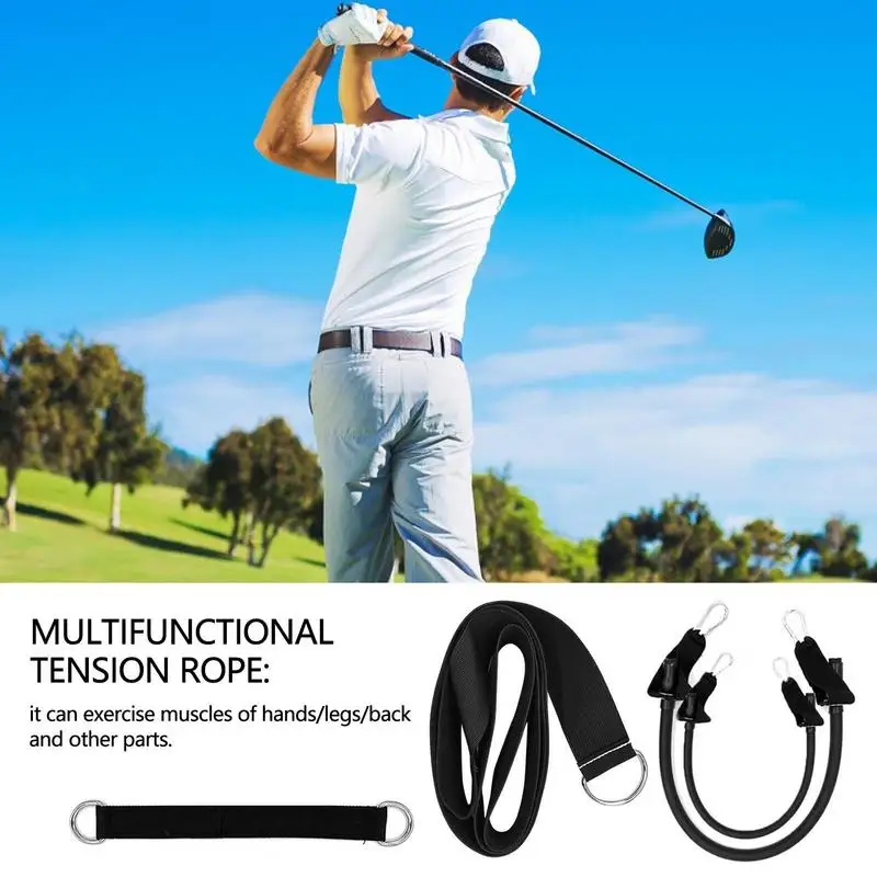 Turn Training Belt Nylon Swing Training Belt Aid For Golf Elastic High Strength Training Supplies Adjustable For Women Men Boys