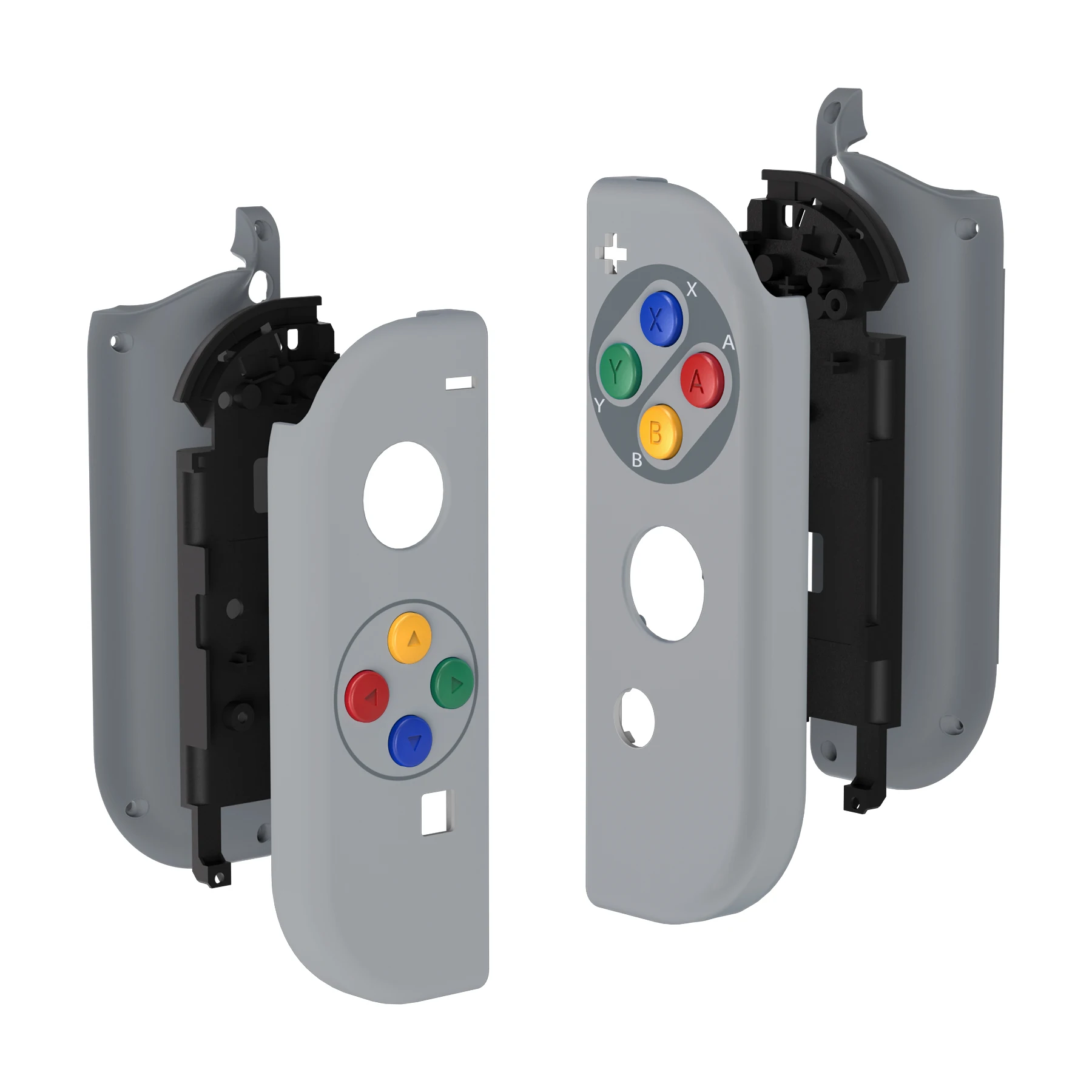 EXtremeRate-Boîtier de contrôleur à motifs personnalisés, coque avec boutons complets pour commutateur NS PomerCon et OLED Joycon