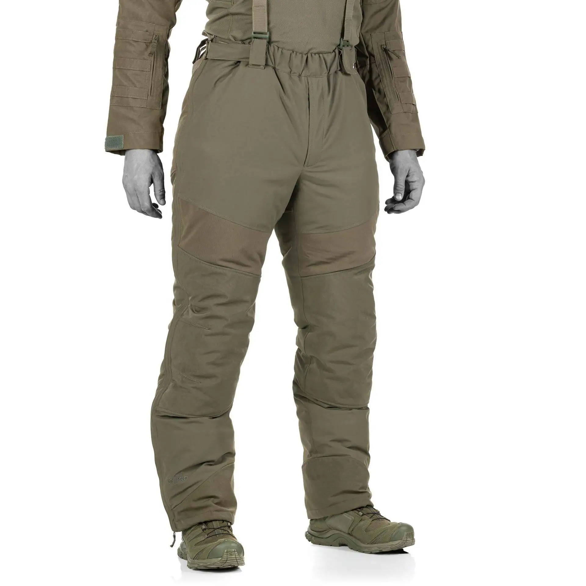 UF Warm Outerwear Cotton Pants Men's Thick Warm Winter Camo Pants Thick Ski Strap Pants