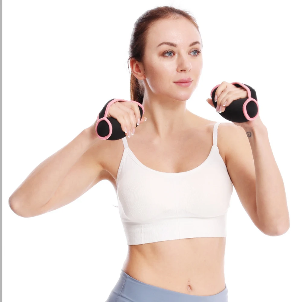 

1 пара мягких регулируемых ремней для поддержки запястья — 2 фунта, 4 фунта — удобные и безопасные утяжеленные неопреновые гантели с ремнями