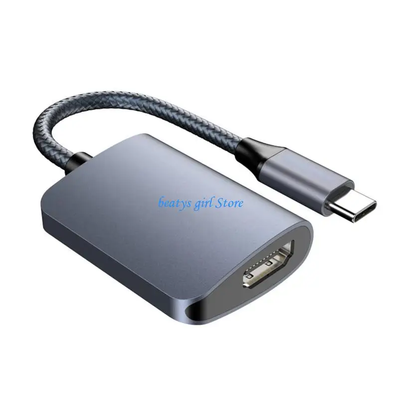

C7AB Upgrade Adapter Aluminum Portable USB C Adapter for Laptop Home Office