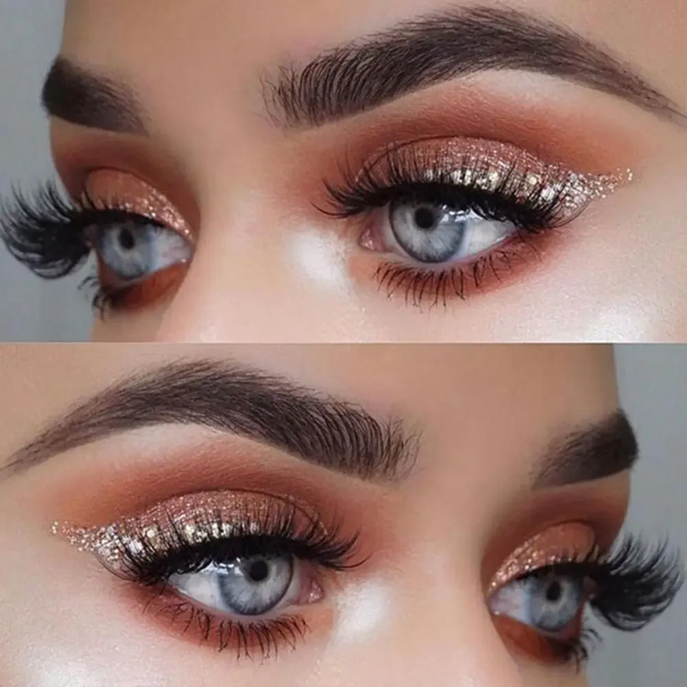 Mulher wispies fofo ferramentas de maquiagem dos olhos cílios postiços extensão de cílios 4d falso vison cabelo volume completo grosso