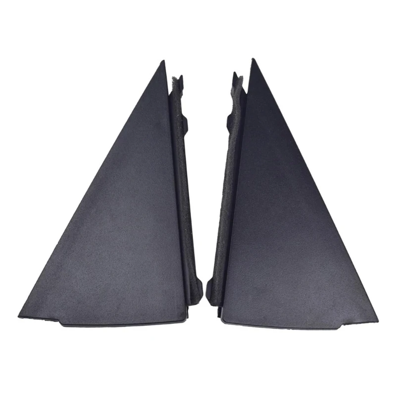 1 Pair Car Rear Door Outside Pillar Molding Panel Replacement 838302L000 838402L000 Side Window Triangle Panel For FD D7YA