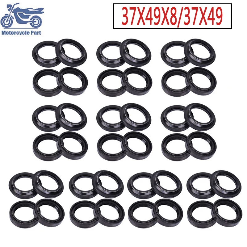 37x49x8 Motorcycle 37 49 Front Fork Oil Seal For YAMAHA XJ900 XJ900R XV920R XJ900F XV1000 XS1100 For SUZUKI GS1000 GS850G GS750S