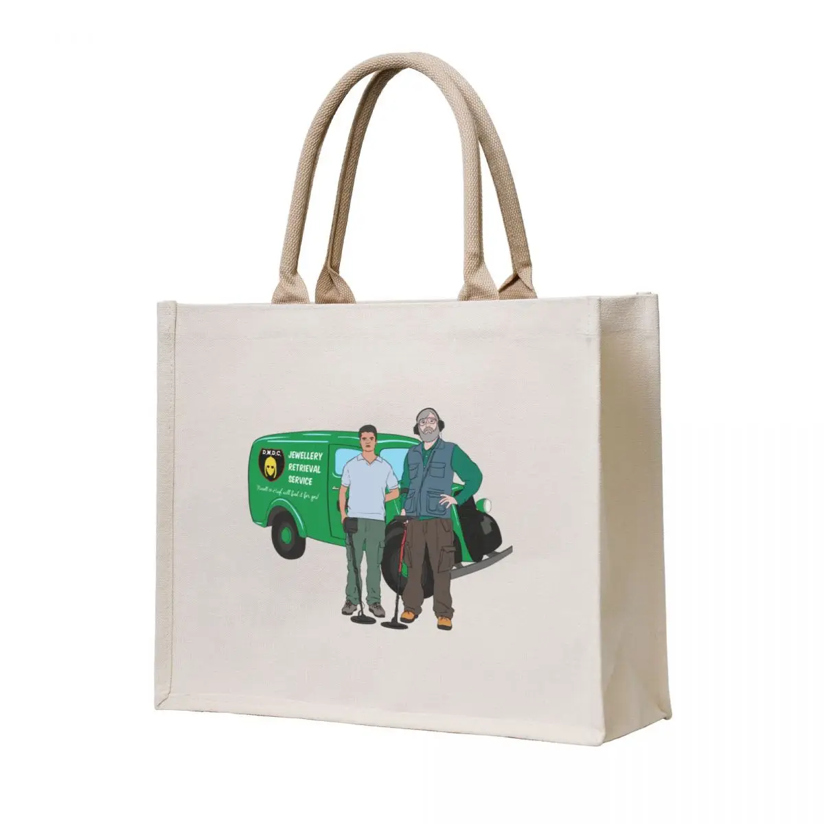 

Russell & Hugh - Jewellery Retrieval Service - DMDC - Detectorists Tote Bag custom fabric bag Gift bag Big women