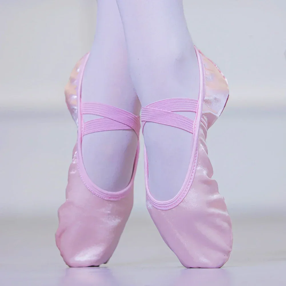 Meisjes Balletschoenen Kids Dans Slippers Professionele Satijnen Zachte Zool Balletdans Meisjes Vrouwelijke Ballet Yoga Gym Dansschoenen