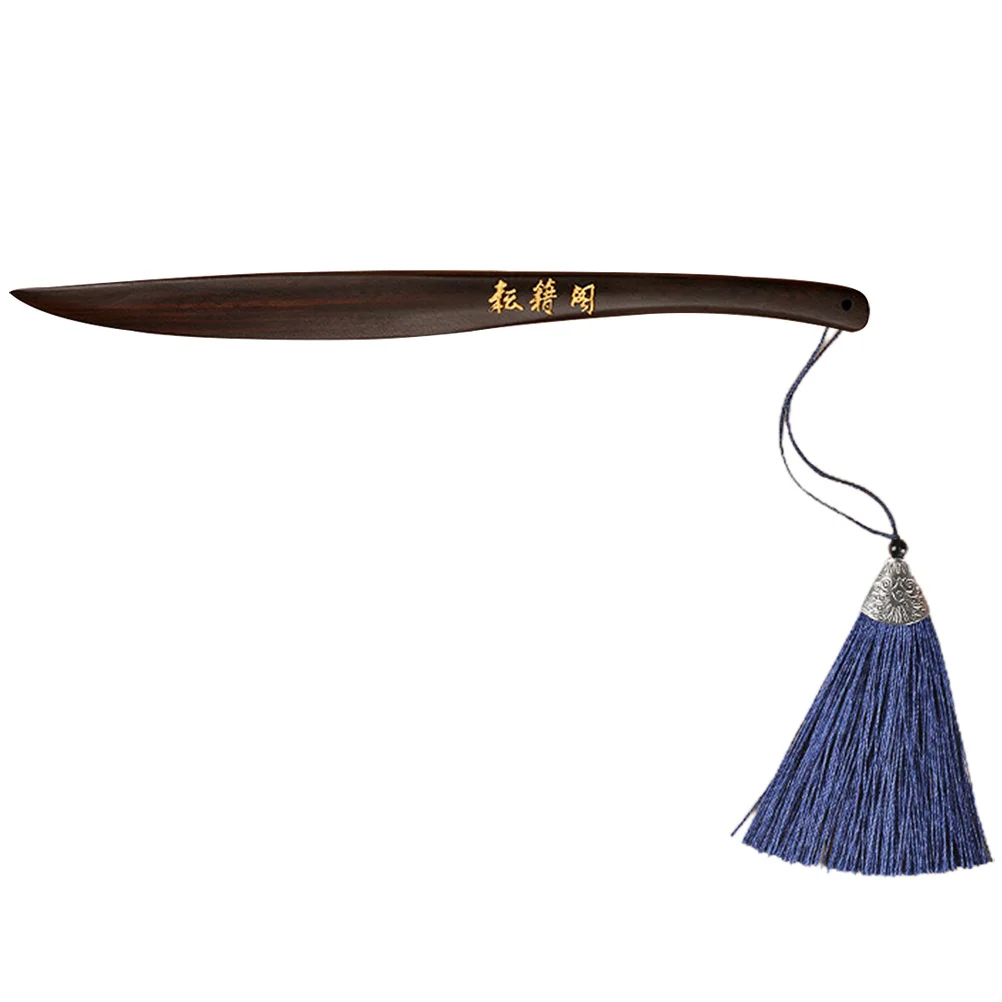 Chinese Art Paper Cutter Wooden Envelope Opener for Calligraphy Rice Paper Letters Office Home Use Sharp Edge Safe Handle