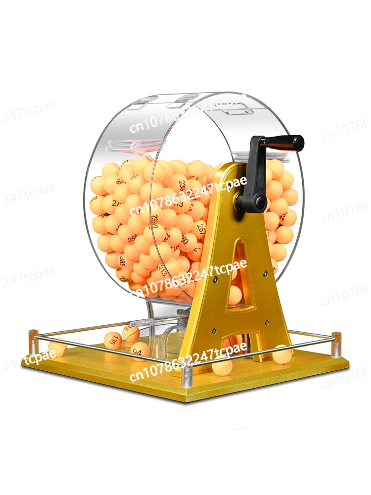 Manual lottery machine, lottery number large capacity  selection , large acrylic box, lucky turntable.