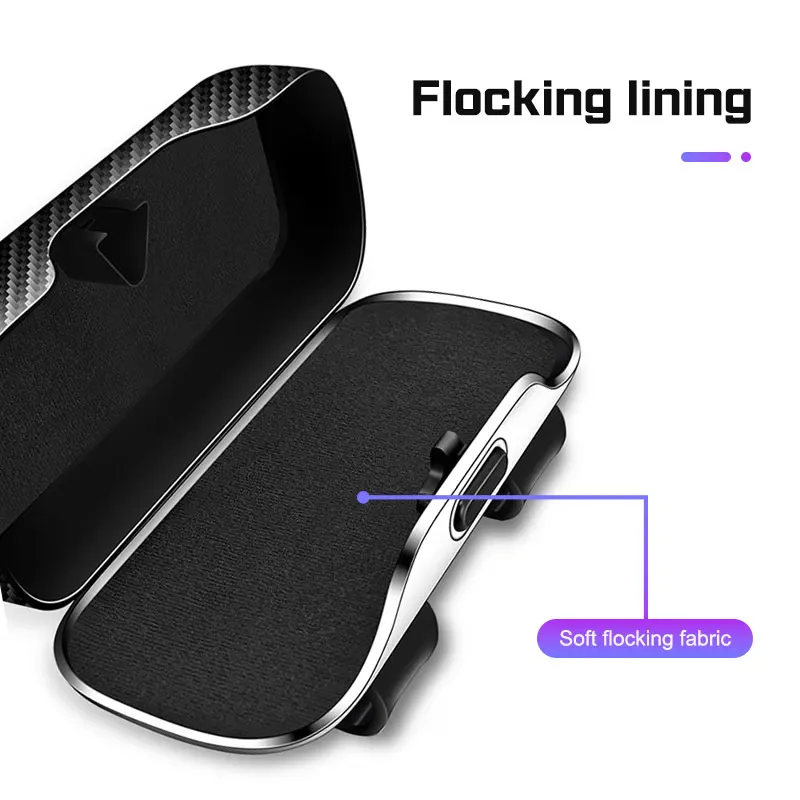 Car Visor Glasses Box Portable For Opel Astra H J G K Insignia Corsa C D Vectra C B Meriva A Sunglasses Holder Eyeglasses Case