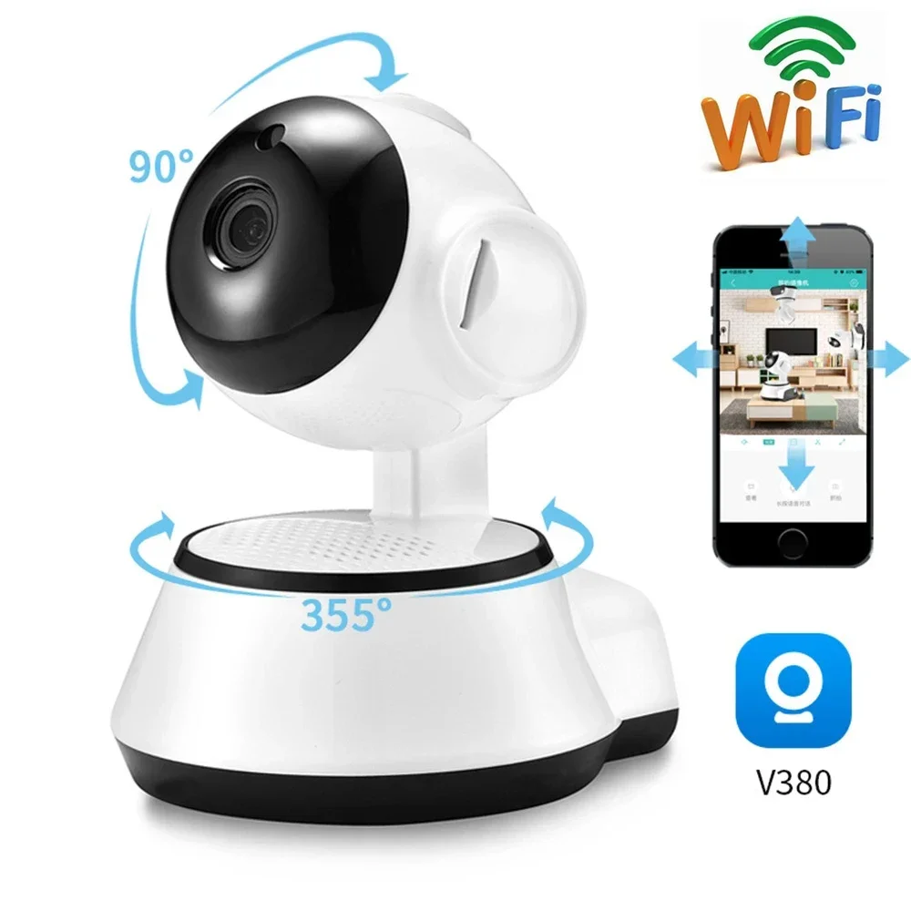 

V380 Pro IP Camera HD Cloud Smart Home Wireless Intelligent Auto Tracking Of Human Surveillance camera CCTV Network Wifi Camera