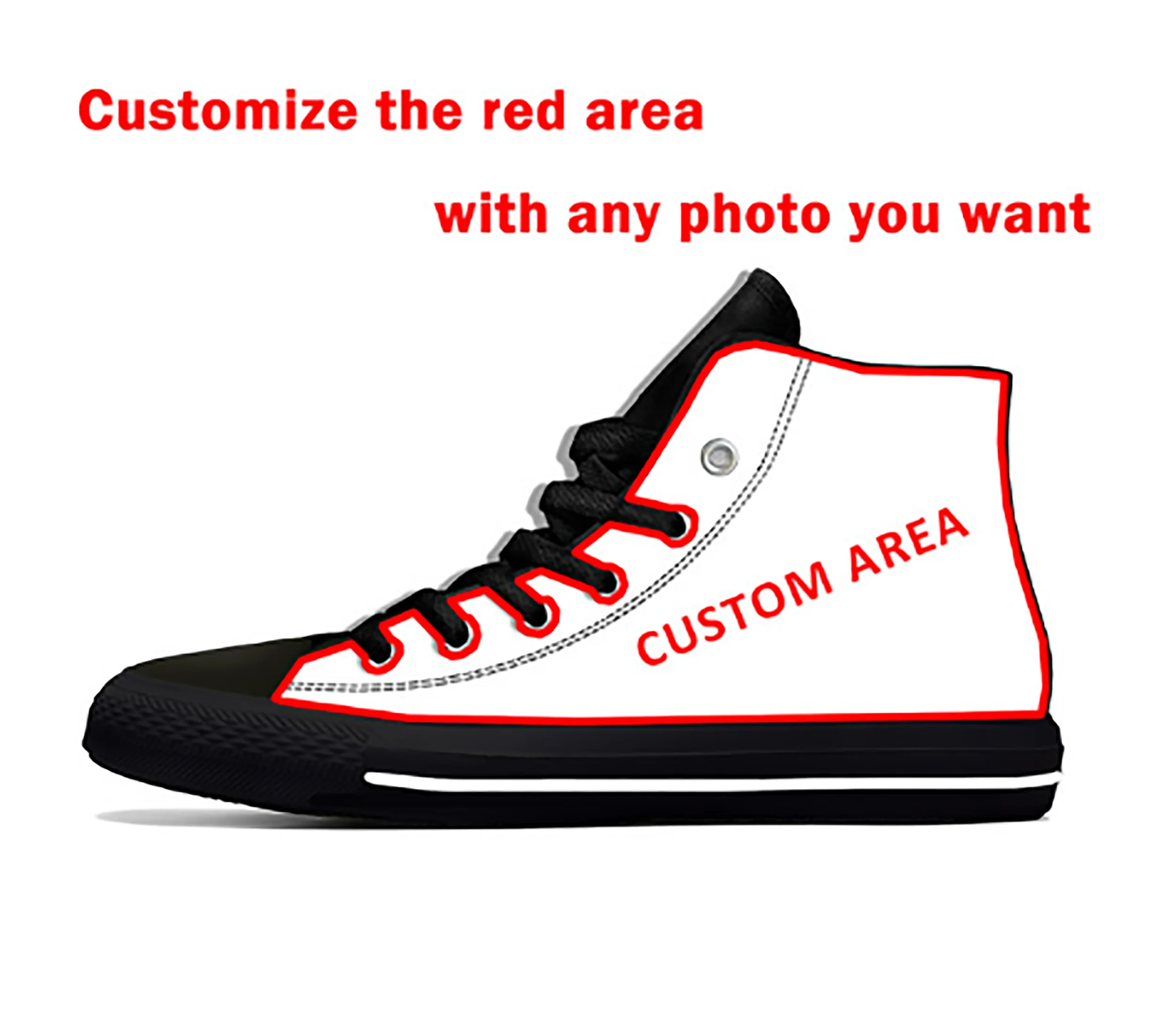 Hot Japanese Anime Cartoon Samurai Katana Warrior Casual Shoes Breathable Men Women Sneakers High Top Lightweight Board Shoes