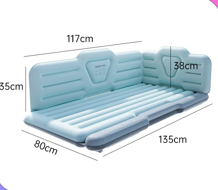 

Car inflatable bed Car universal rear mattress Flocking memory cotton Automatic air mattress Bed rest Folding pad Wholesale