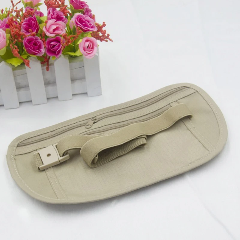 Travel Waist Pouch Unisex Design Fashionable Accessory For Travel Durable Must-have Versatile Innovative Security Wallet