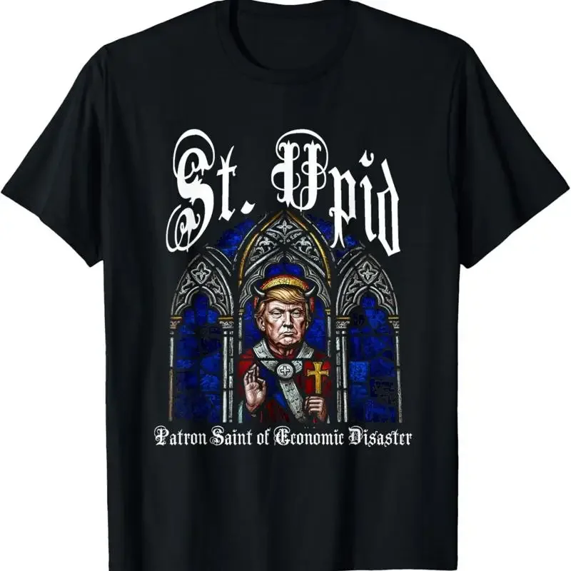 Camiseta del estupendo patrón de San Upido del colapso económico