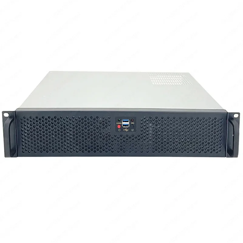 2U-300 Industrial Control Server Chassis 30cm Deep Short Box Monitoring Video Recorder MATX Board ATX Chassis
