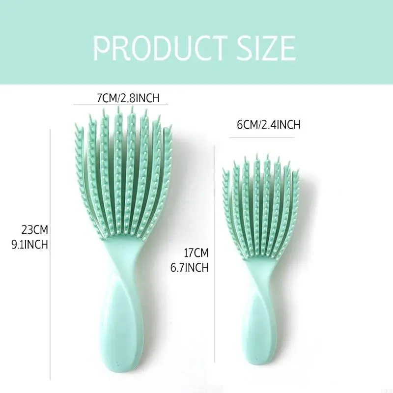 U0DE Detangling Hair Brush Hair Comb hollow 아웃 헤어 브러시 마사지 콤 빗 콤을위한 UNIESEX