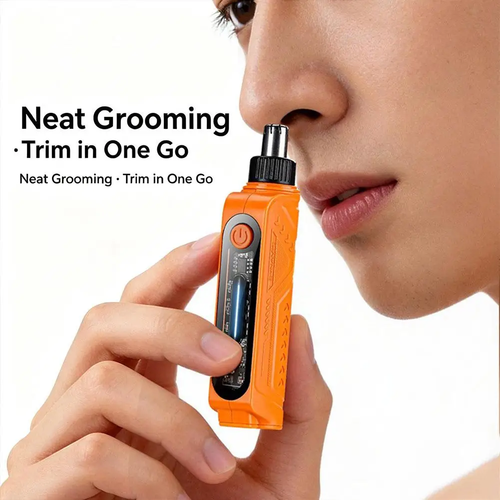 Rechargeable Portable Nose Hair Trimmer for Men And Women Compact Scissors Style Hair Removal Tool
