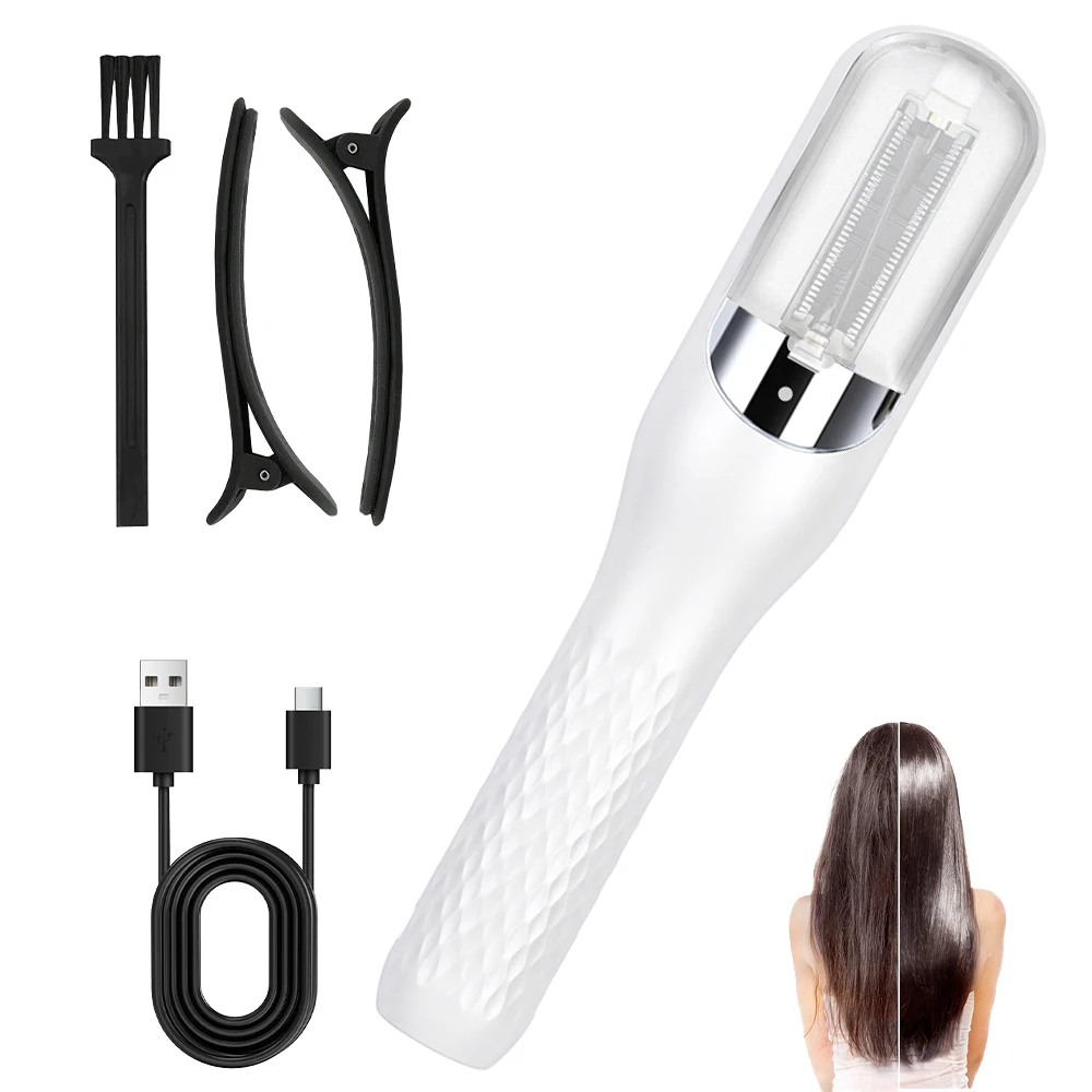 

Rechargeable Professional Split Ends Hair Trimmer for Dry and Damaged Hair, Portable Split End Hair Cutting Machine Hair Clipper